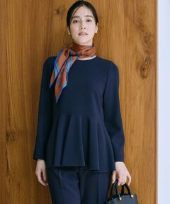 ROPE' / ロペ シャツ・ブラウス | トリアセダブルクロス デザインブラウス/イージーケア・セットアップ対応・25AW