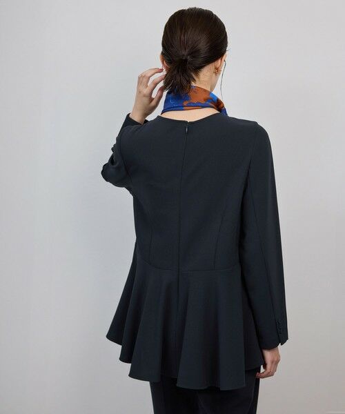 ROPE' / ロペ シャツ・ブラウス | トリアセダブルクロス デザインブラウス/イージーケア・セットアップ対応・25AW | 詳細2