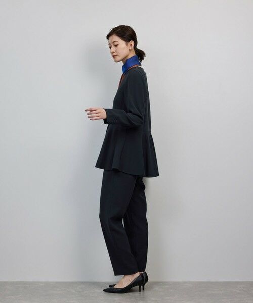 ROPE' / ロペ シャツ・ブラウス | トリアセダブルクロス デザインブラウス/イージーケア・セットアップ対応・25AW | 詳細4