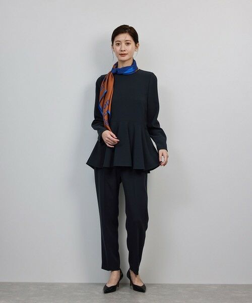 ROPE' / ロペ シャツ・ブラウス | トリアセダブルクロス デザインブラウス/イージーケア・セットアップ対応・25AW | 詳細5