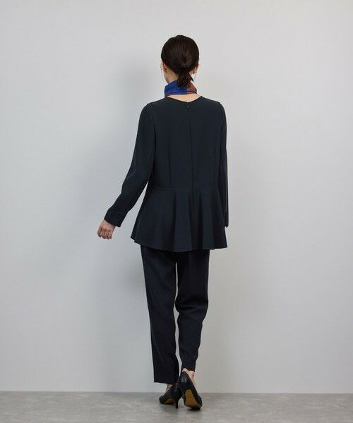 ROPE' / ロペ シャツ・ブラウス | トリアセダブルクロス デザインブラウス/イージーケア・セットアップ対応・25AW | 詳細6