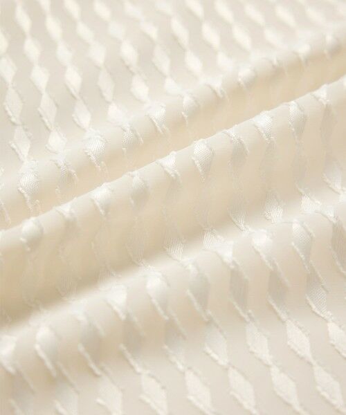 ROPE' / ロペ シャツ・ブラウス（半袖以外） | 【洗える】ラッフルVネックブラウス（ジャガード/リーフプリント）【WEB・一部店舗限定】 | 詳細14