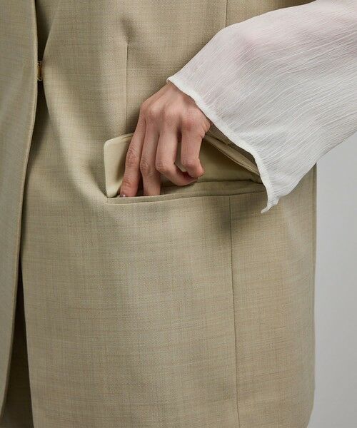 ROPE' / ロペ ベスト | 【洗える】ウール混ツイル ジレベスト/セットアップ対応【WEB・一部店舗限定】 | 詳細13