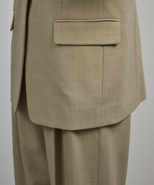 ROPE' / ロペ ベスト | 【洗える】ウール混ツイル ジレベスト/セットアップ対応【WEB・一部店舗限定】 | 詳細14