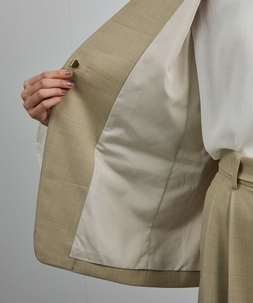 ROPE' / ロペ ベスト | 【洗える】ウール混ツイル ジレベスト/セットアップ対応【WEB・一部店舗限定】 | 詳細16