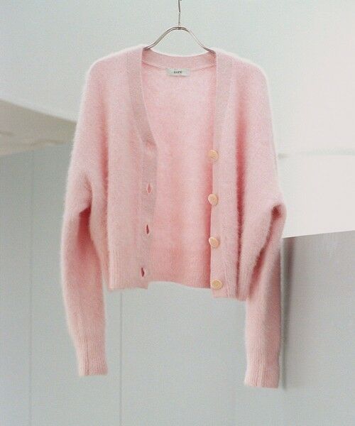 ROPE' / ロペ カーディガン・ボレロ | フォックスカシミヤニットカーディガン/イージーケア・アンサンブル対応 | 詳細1