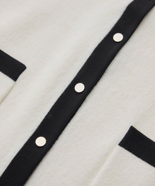 ROPE' / ロペ カーディガン・ボレロ | 接結ウールバイカラーニットカーディガン/イージーケア | 詳細14