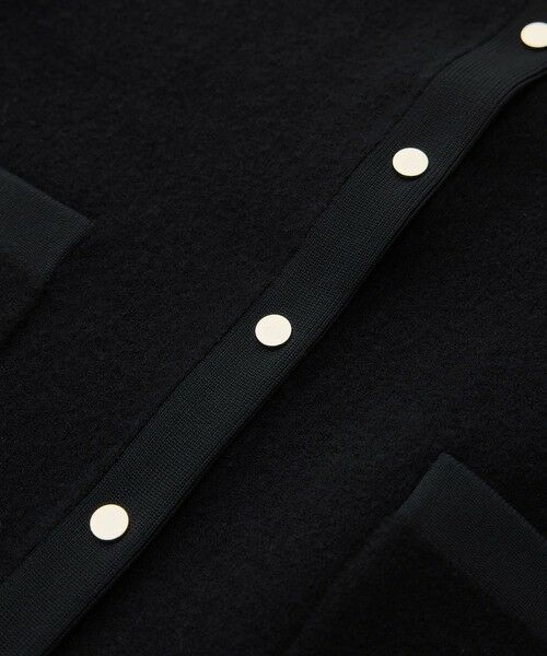 ROPE' / ロペ カーディガン・ボレロ | 接結ウールバイカラーニットカーディガン/イージーケア | 詳細15