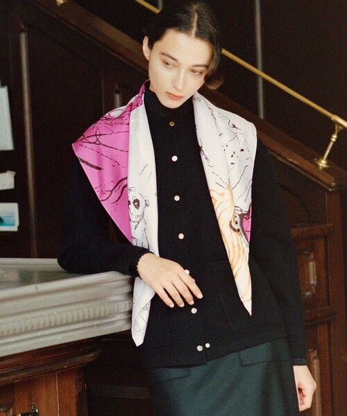 ROPE' / ロペ カーディガン・ボレロ | 接結ウールバイカラーニットカーディガン/イージーケア | 詳細16