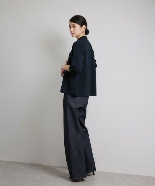 ROPE' / ロペ テーラードジャケット | ミラノリブ ニットダブルジャケット/イージーケア | 詳細10