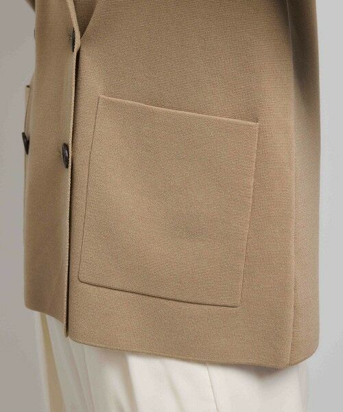 ROPE' / ロペ テーラードジャケット | ミラノリブ ニットダブルジャケット/イージーケア | 詳細19