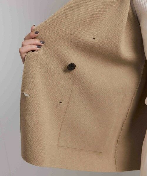 ROPE' / ロペ テーラードジャケット | ミラノリブ ニットダブルジャケット/イージーケア | 詳細20