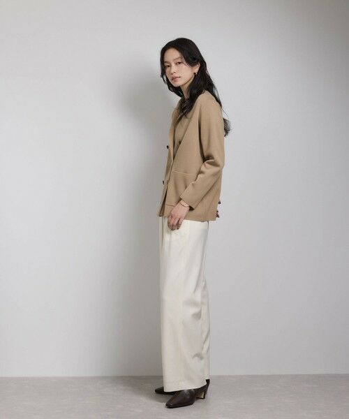 ROPE' / ロペ テーラードジャケット | ミラノリブ ニットダブルジャケット/イージーケア | 詳細26