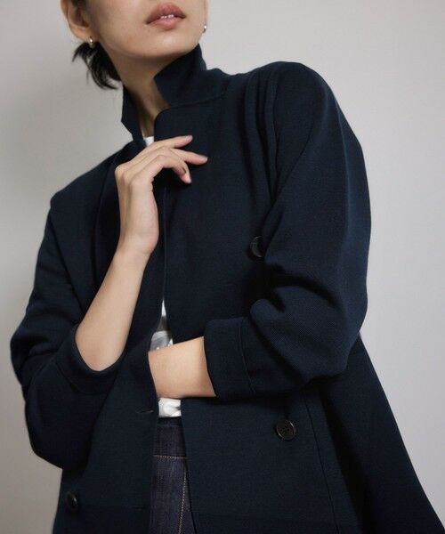 ROPE' / ロペ テーラードジャケット | ミラノリブ ニットダブルジャケット/イージーケア | 詳細28