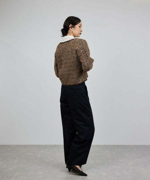 ROPE' / ロペ ブルゾン | ツイードZIPノーカラーカーディガン/イージーケア | 詳細12