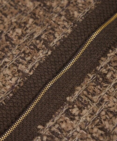 ROPE' / ロペ ブルゾン | ツイードZIPノーカラーカーディガン/イージーケア | 詳細21