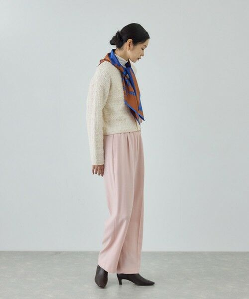 ROPE' / ロペ ブルゾン | ツイードZIPノーカラーカーディガン/イージーケア | 詳細3