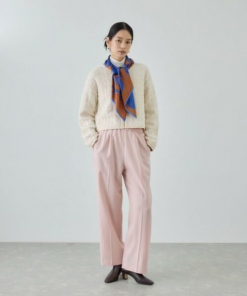 ROPE' / ロペ ブルゾン | ツイードZIPノーカラーカーディガン/イージーケア | 詳細4