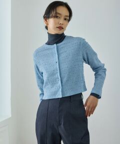 ROPE' / ロペ カーディガン・ボレロ | ボタニカルダイコンパクトカーディガン/イージーケア・アンサンブル対応