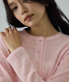 ROPE' / ロペ カーディガン・ボレロ | ボタニカルダイコンパクトカーディガン/イージーケア・アンサンブル対応