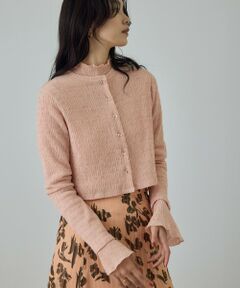 ROPE' / ロペ カーディガン・ボレロ | ボタニカルダイコンパクトカーディガン/イージーケア・アンサンブル対応