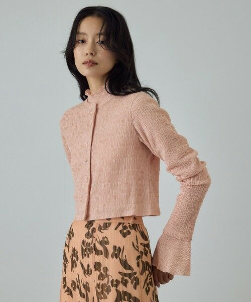 ROPE' / ロペ カーディガン・ボレロ | ボタニカルダイコンパクトカーディガン/イージーケア・アンサンブル対応 | 詳細11