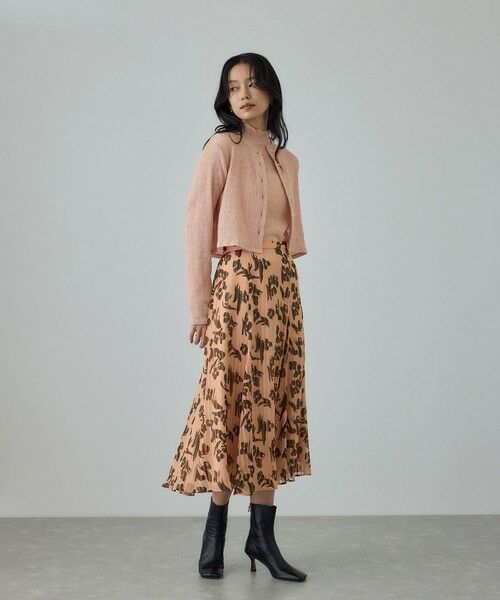 ROPE' / ロペ カーディガン・ボレロ | ボタニカルダイコンパクトカーディガン/イージーケア・アンサンブル対応 | 詳細12