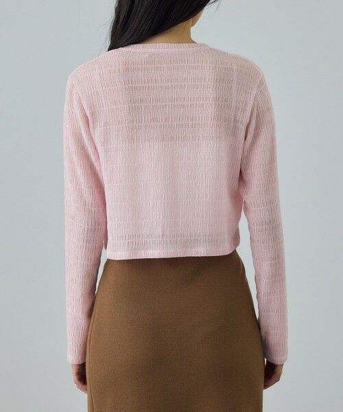 ROPE' / ロペ カーディガン・ボレロ | ボタニカルダイコンパクトカーディガン/イージーケア・アンサンブル対応 | 詳細19