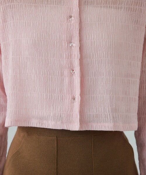 ROPE' / ロペ カーディガン・ボレロ | ボタニカルダイコンパクトカーディガン/イージーケア・アンサンブル対応 | 詳細22