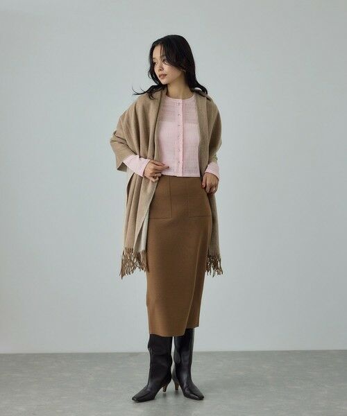 ROPE' / ロペ カーディガン・ボレロ | ボタニカルダイコンパクトカーディガン/イージーケア・アンサンブル対応 | 詳細3