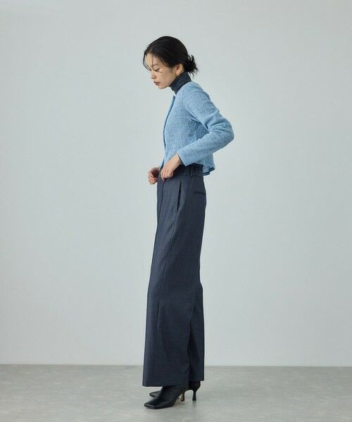 ROPE' / ロペ カーディガン・ボレロ | ボタニカルダイコンパクトカーディガン/イージーケア・アンサンブル対応 | 詳細7