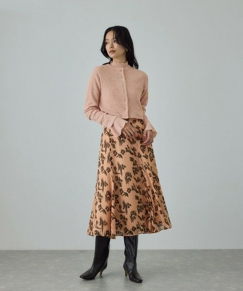 ROPE' / ロペ カーディガン・ボレロ | ボタニカルダイコンパクトカーディガン/イージーケア・アンサンブル対応 | 詳細9