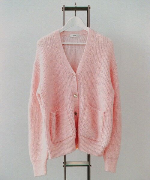 ROPE' / ロペ カーディガン・ボレロ | スーパーキッドモヘヤVネックカーディガン/イージーケア | 詳細1