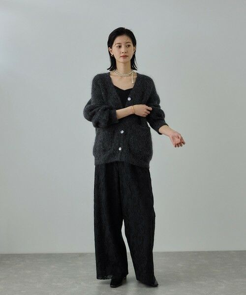 ROPE' / ロペ カーディガン・ボレロ | スーパーキッドモヘヤVネックカーディガン/イージーケア | 詳細14