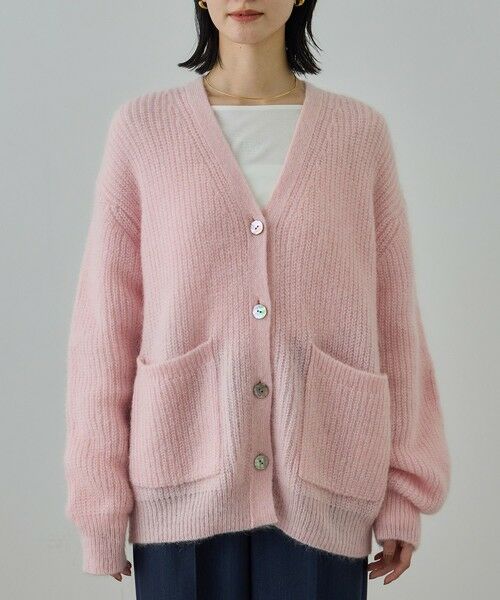 ROPE' / ロペ カーディガン・ボレロ | スーパーキッドモヘヤVネックカーディガン/イージーケア | 詳細17