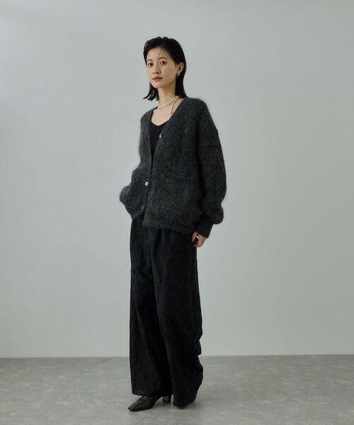 ROPE' / ロペ カーディガン・ボレロ | スーパーキッドモヘヤVネックカーディガン/イージーケア | 詳細9