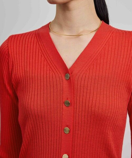 ROPE' / ロペ カーディガン・ボレロ | ハイゲージワイドリブニットカーディガン | 詳細15