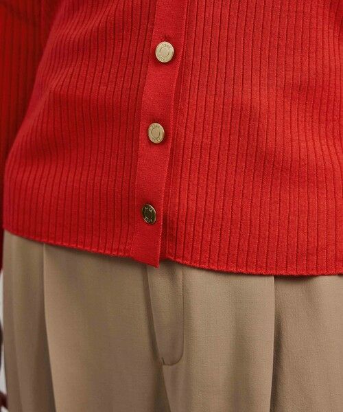ROPE' / ロペ カーディガン・ボレロ | ハイゲージワイドリブニットカーディガン | 詳細17