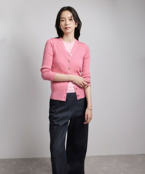 ROPE' / ロペ カーディガン・ボレロ | ハイゲージワイドリブニットカーディガン | 詳細2