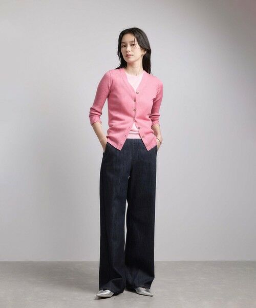 ROPE' / ロペ カーディガン・ボレロ | ハイゲージワイドリブニットカーディガン | 詳細28