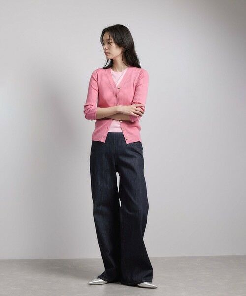 ROPE' / ロペ カーディガン・ボレロ | ハイゲージワイドリブニットカーディガン | 詳細29