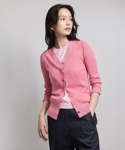 ROPE' / ロペ カーディガン・ボレロ | ハイゲージワイドリブニットカーディガン | 詳細30