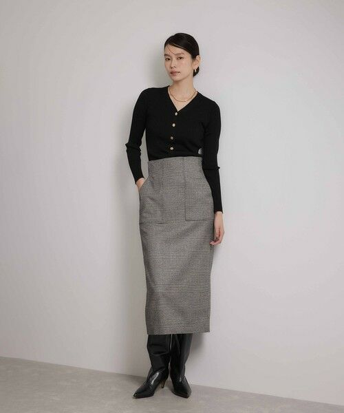 ROPE' / ロペ カーディガン・ボレロ | ハイゲージワイドリブニットカーディガン | 詳細7