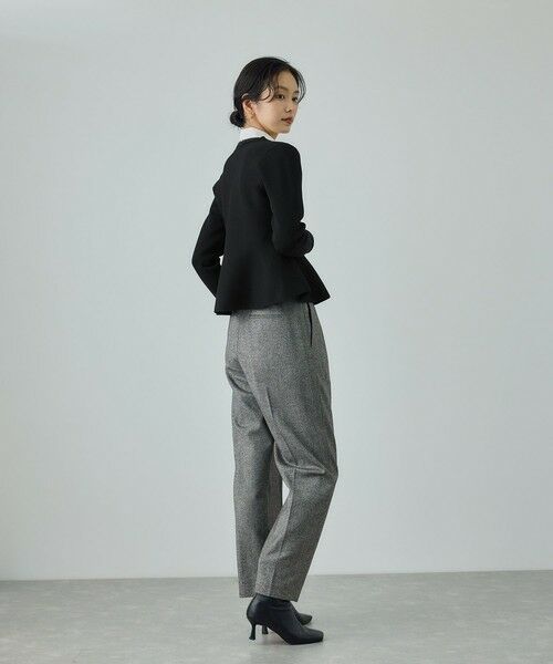 ROPE' / ロペ ニット・セーター | ウール混ニットペプラムカーディガン/イージーケア・セットアップ対応 | 詳細10