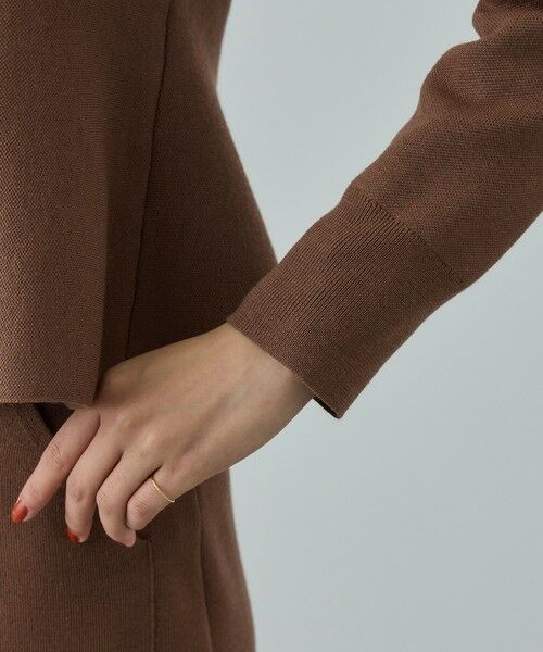 ROPE' / ロペ ニット・セーター | ウール混ニットペプラムカーディガン/イージーケア・セットアップ対応 | 詳細18