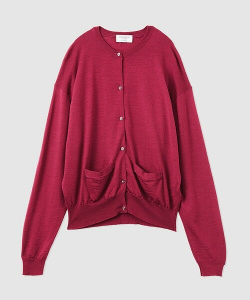 ROPE' / ロペ カーディガン・ボレロ | JOHN SMEDLEY別注 CD（ジョンスメドレー別注/天竺ニットカーディガン）（ワイン(66)）