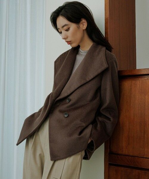 ROPE' / ロペ その他アウター | プレミアムカシミヤ ショートコート【25AW】 | 詳細3