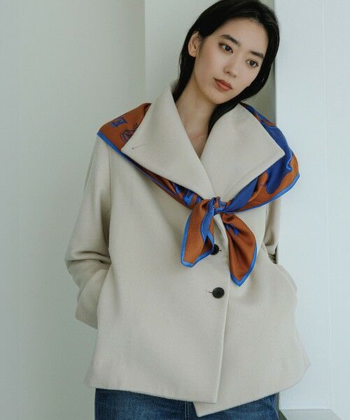 ROPE' / ロペ その他アウター | プレミアムカシミヤ ショートコート【25AW】 | 詳細4