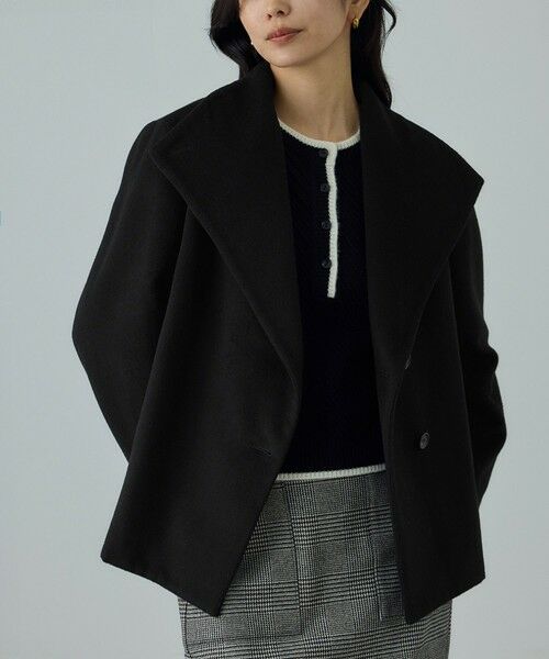 ROPE' / ロペ その他アウター | プレミアムカシミヤ ショートコート【25AW】(ブラック(01))