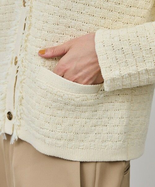 ROPE' / ロペ カーディガン・ボレロ | ニットフリンジジャケット | 詳細15